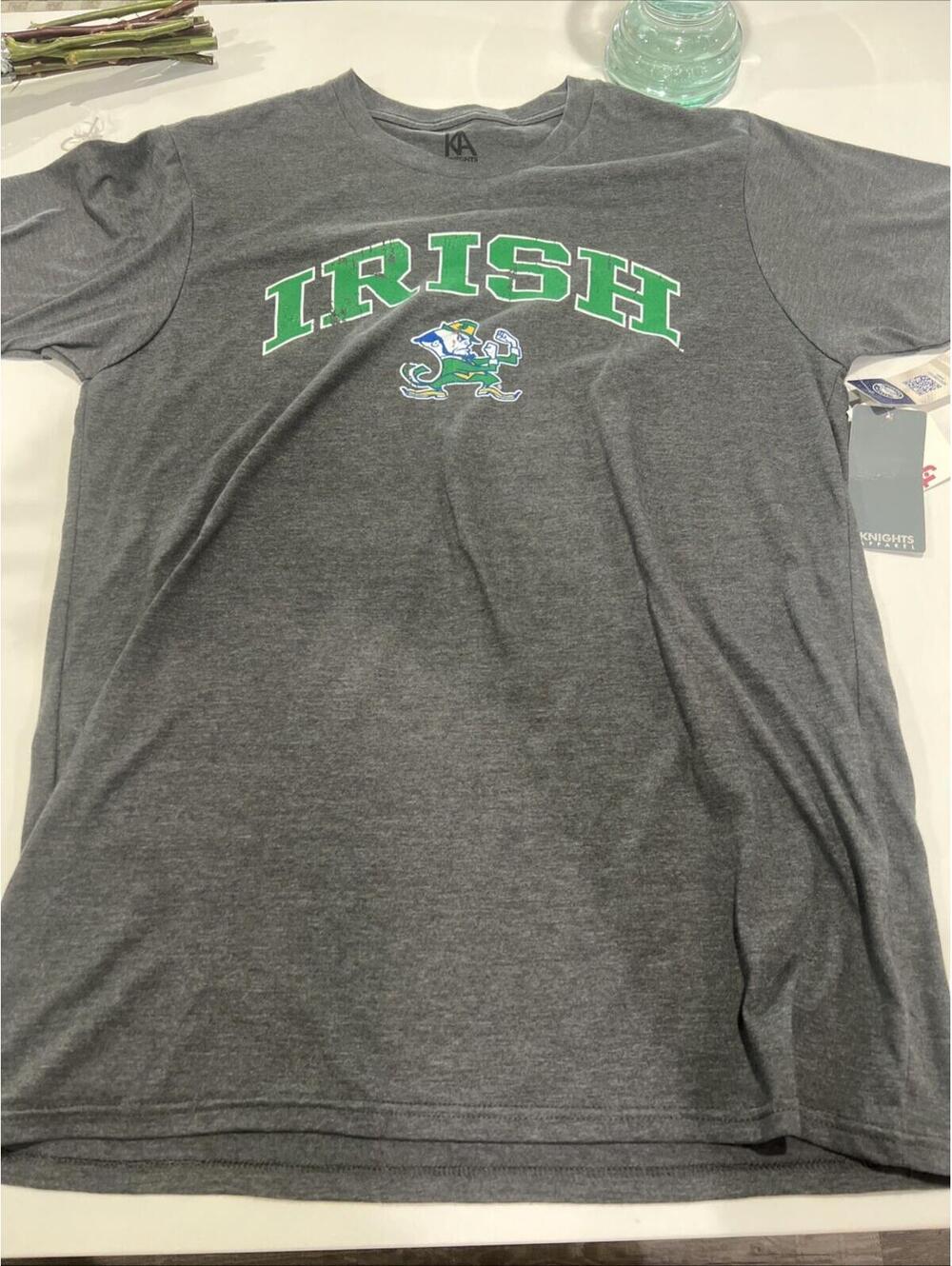 Notre Dame Fighting Irish Lightweight T-shirt LG New With Tags